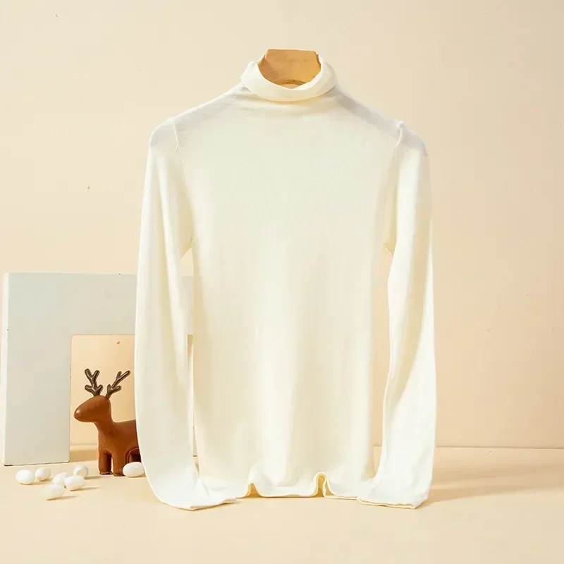 

Sleeve Traceless Long Undershirt Hot Thermal Turtleneck Fashion Warm Women Autumn Fast Winter And Top Underwear