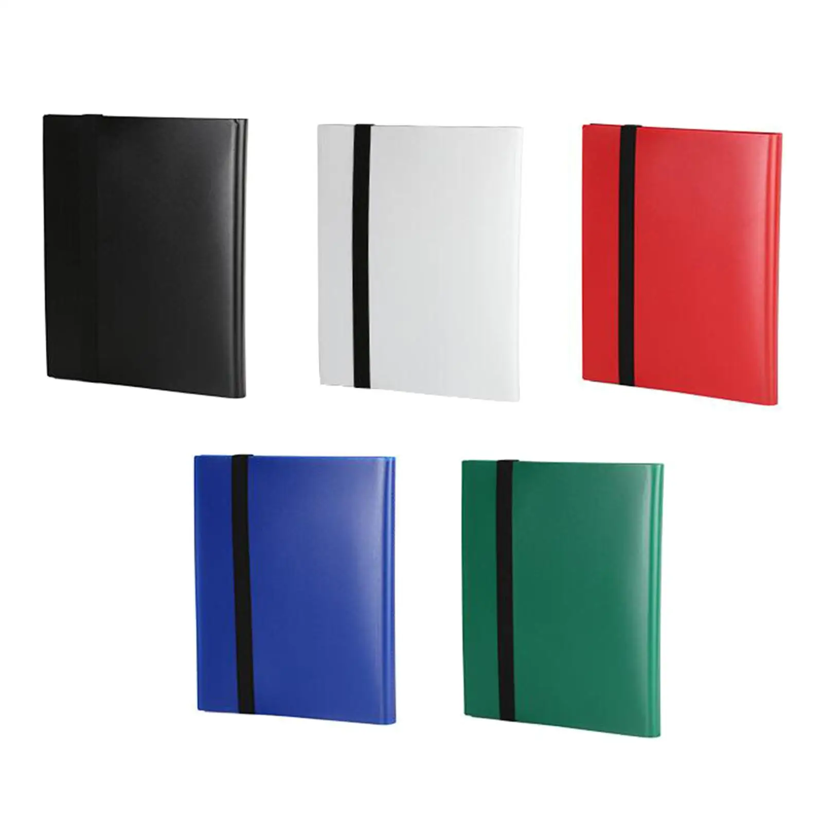 

4 Pockets Trading Card Carrying Binder Card Collection Binder for Sports Cards Card Books Card Storage Case