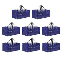 Heavy Duty Moving Bags with Backpack Straps 50lb Capacity 8 Pack Durable Storage Carry Handles Lightweight Portable Organizing 2