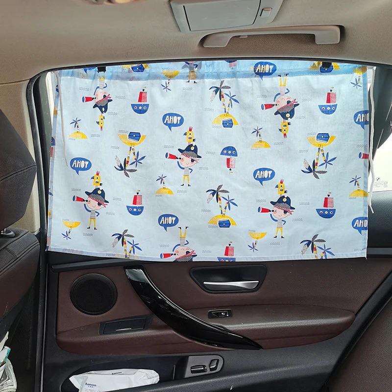 Universal Car Sun Shade Cover UV Protect Suction Cup Curtain Side Window