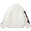 Hip Hop Fleece Fuzzy Jacket Embroidery Skull Skeleton Bones Patch Lambswool Fuzzy Fluffy Coats 2023 Harajuku Thick Warm Jackets 4