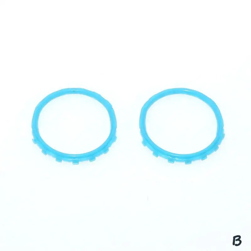 Chrome Custom Thumbstick Circle Accent Rings Compatibile Controller Microsoft- One Elite-Sostituzione Riparazione Xone E