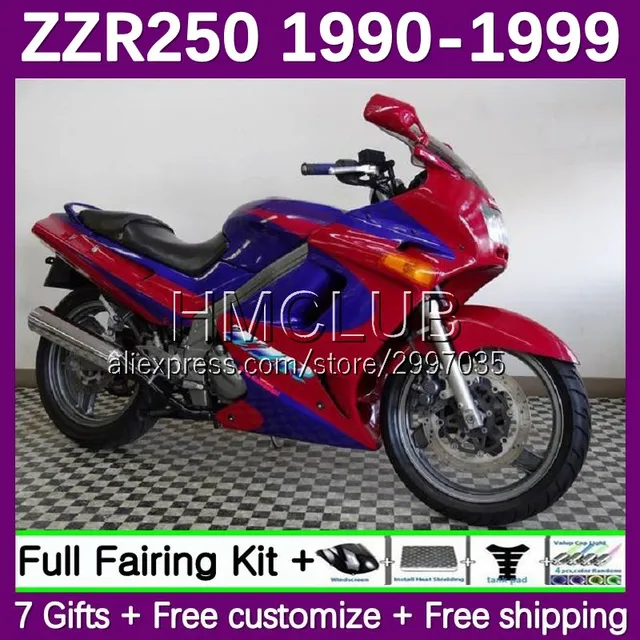 ZZR250 カワサキ ZZ-R250 40馬力モデル！走行18400kmで全体的