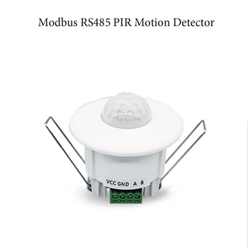 Indoor Ceiling Infrared Detector RS485 Data Output Pir Motion Sensor 9-24Vdc ID Adjustable Security Alarm Smart Hotel Control 1