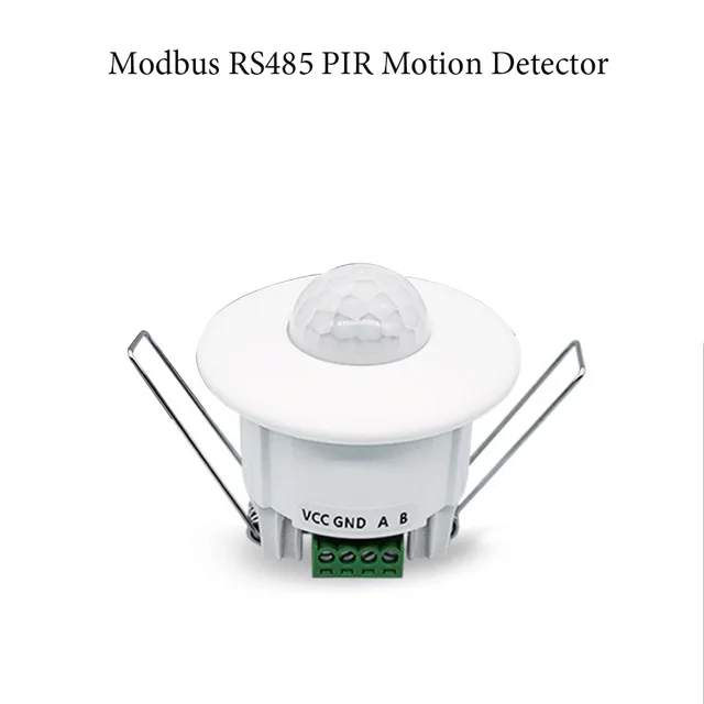 Indoor Ceiling Infrared Detector RS485 Data Output Pir Motion Sensor 9-24Vdc ID Adjustable Security Alarm Smart Hotel Control 1