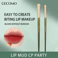 GECOMO Round Head Lip Brush Lipstick Coloring Smudge Brush Concealer Brush Lip Makeup Brush Multi-function Beauty Tool