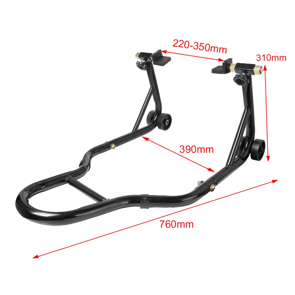 Motorcycle Stand Lift 850lbs Front Rear Combo Wheel Fork