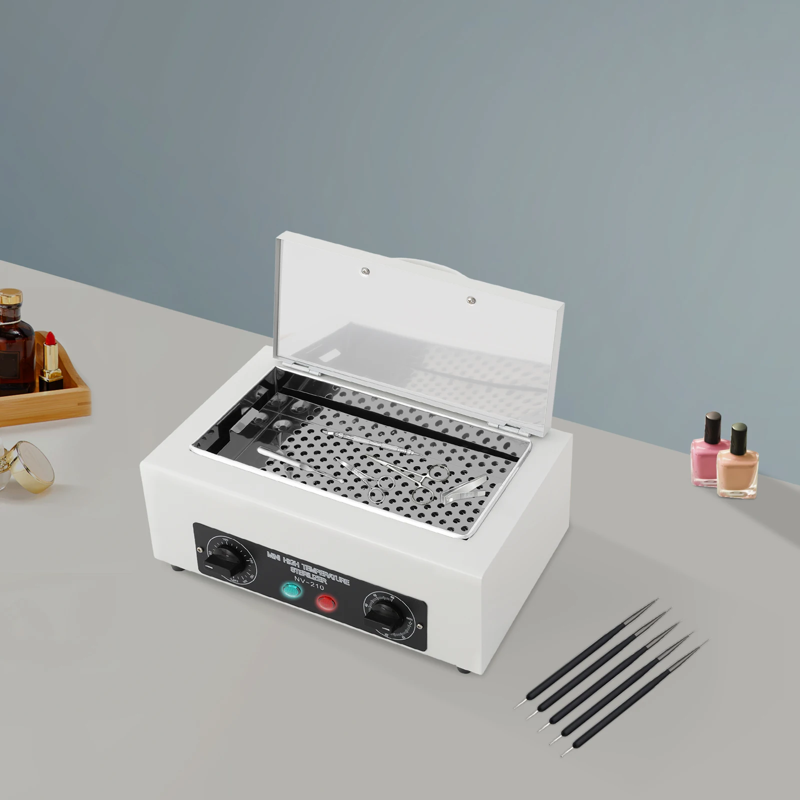 Heißluftsterilisator 300W mit UV-Licht für Nagelwerkzeuge