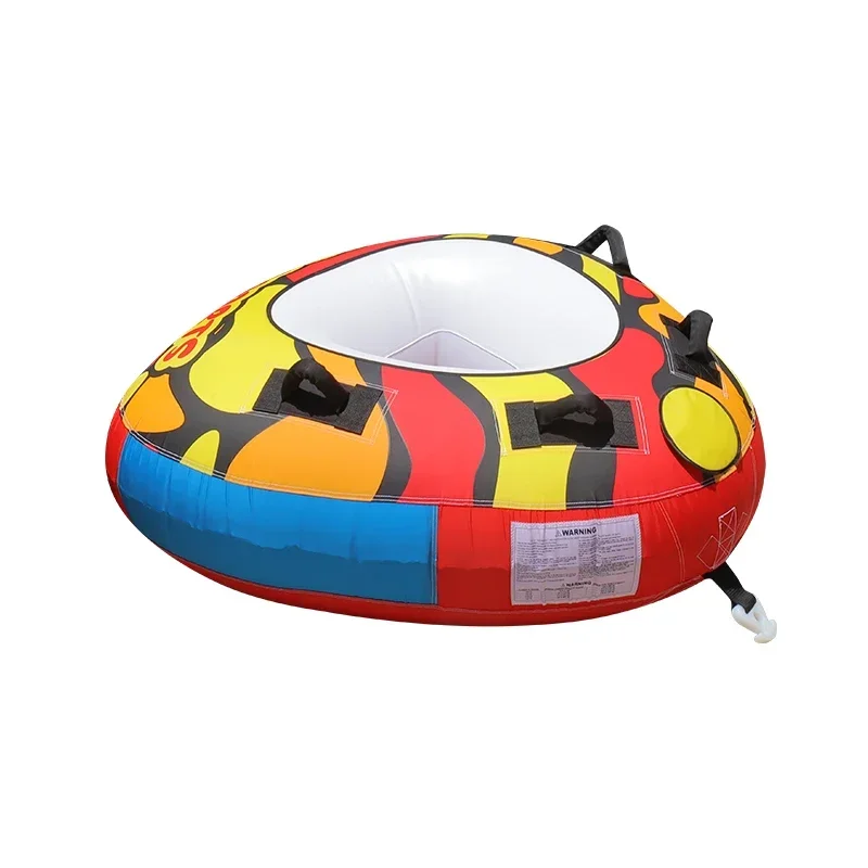 Spot water single towable tube inflatable drag boat water ski triangle speedboat drag ring sled(Products)