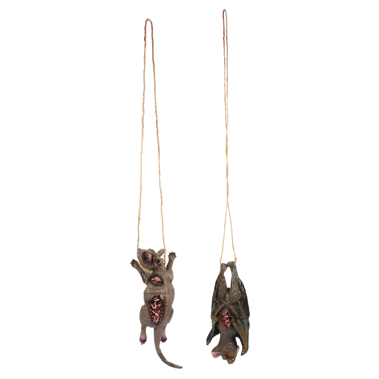 

Decor Horror Decoration Props Halloween Decorations Bat and Mouse Model Fake Mice