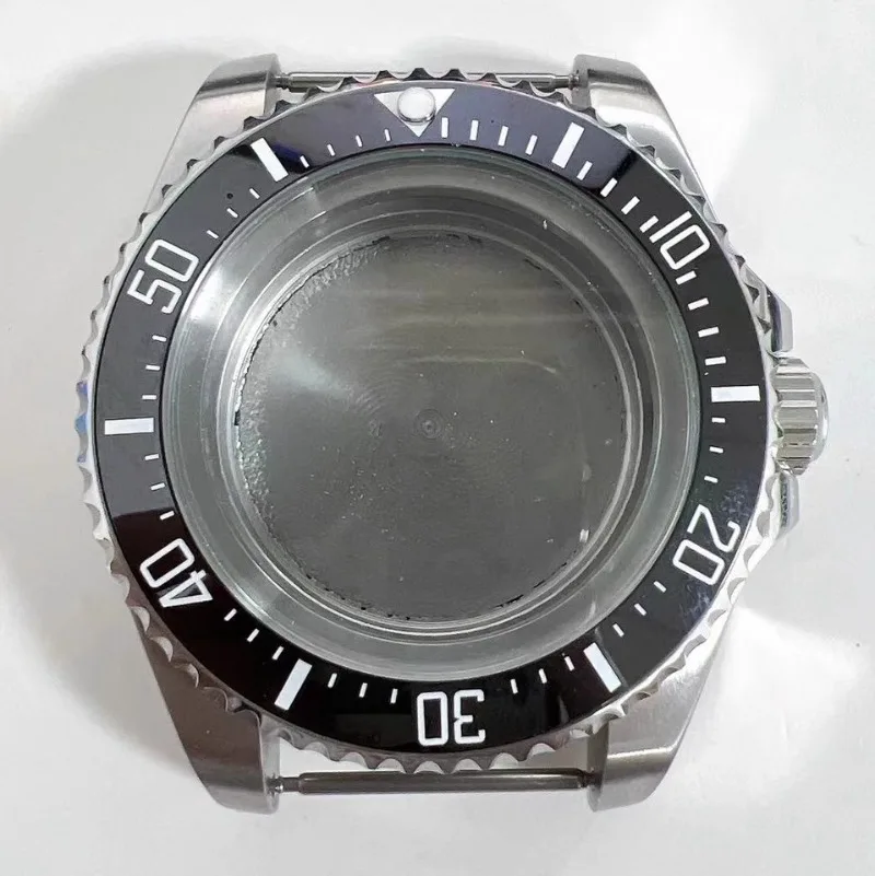 

New 43mm Men's Diving Case Stainless Steel Watch Case Lanbao Mirror Suitable for Nh35 Movement