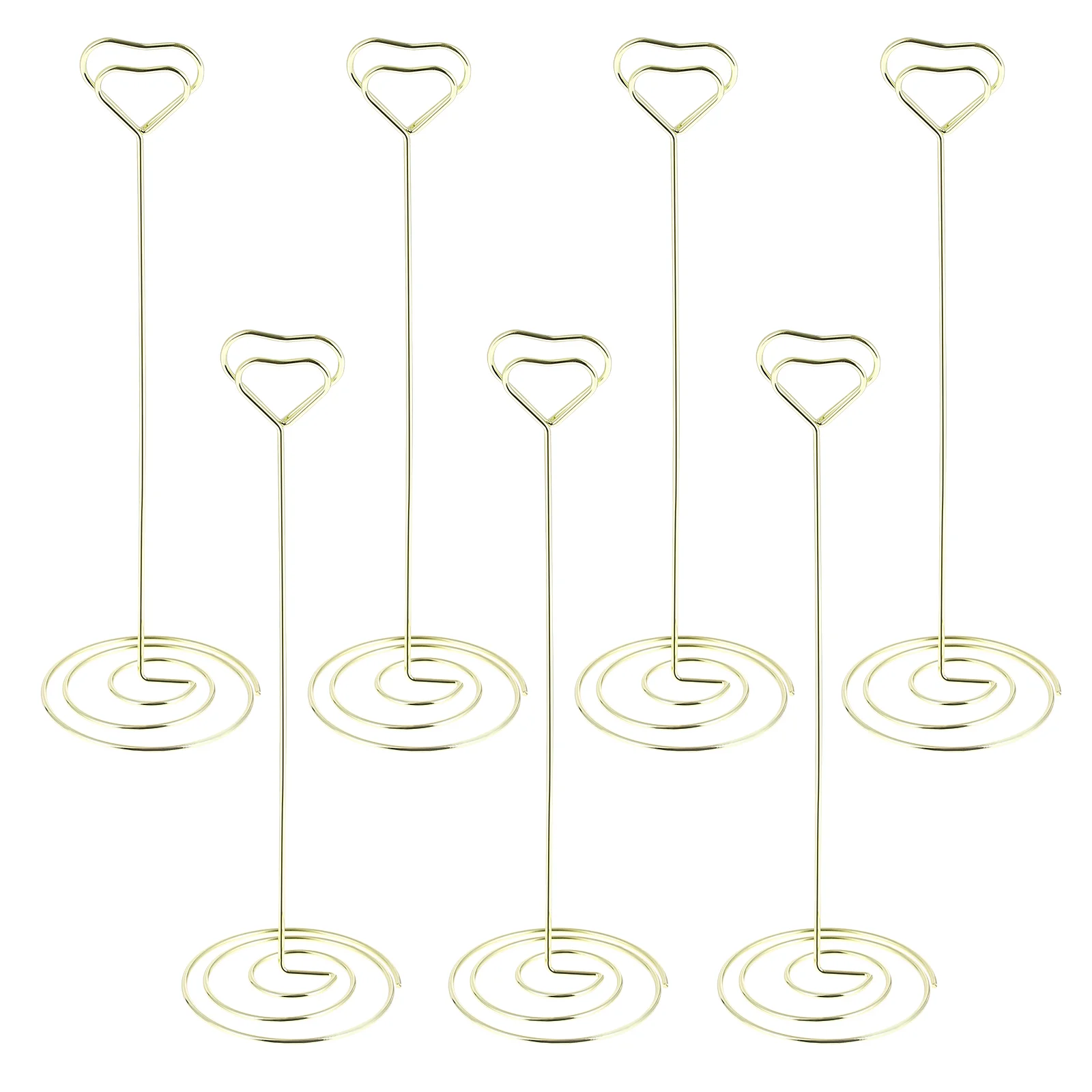 

Настольный держатель для карт, зажим для заметок, подставка для записей, зажимы, золотой декор, фоторамка в форме сердца, зажим для фотографий для дома и офиса