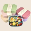 1PCSilicone Food Storage Box Portable Lunch Box For Food Dinnerware Food Container Feeding Bowl Lunchbox Children's Tableware 1