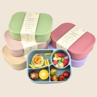1PCSilicone Food Storage Box Portable Lunch Box For Food Dinnerware Food Container Feeding Bowl Lunchbox Children's Tableware 1