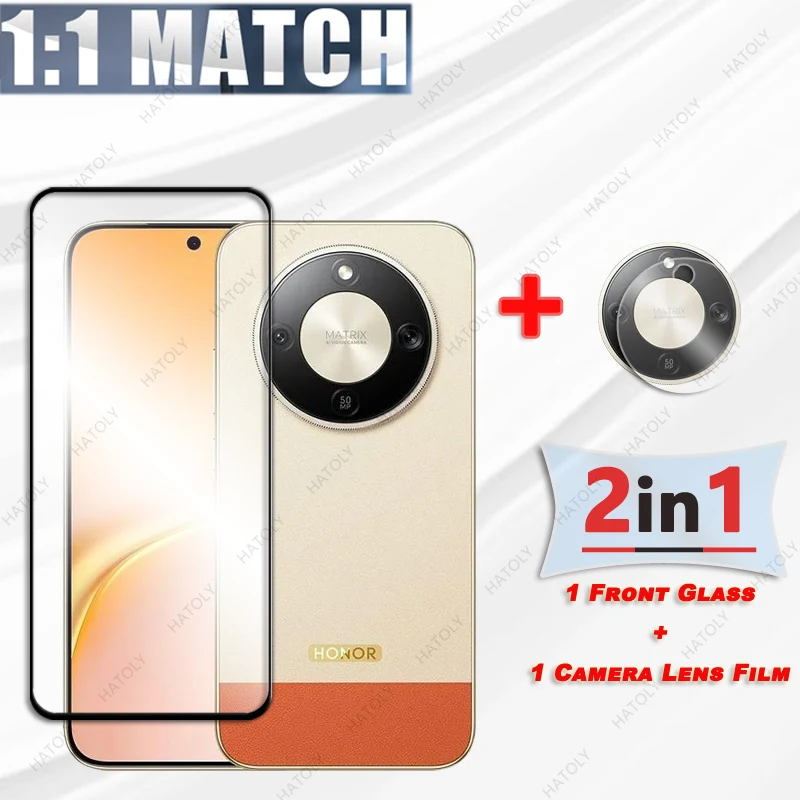 Premium Black Edge Glass Screen and Camera Lens Protector