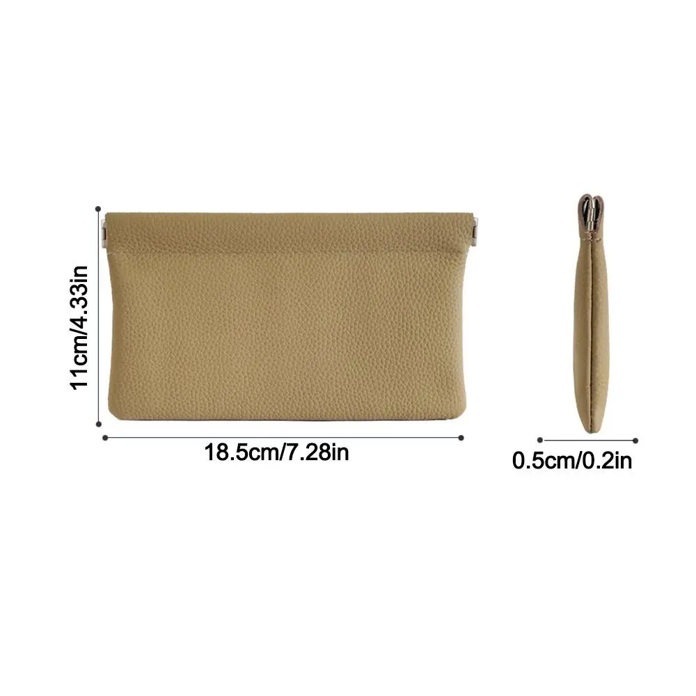 Elegant PU Leather Ultra-thin Wallet - Large Capacity Coin Purse & Card Holder