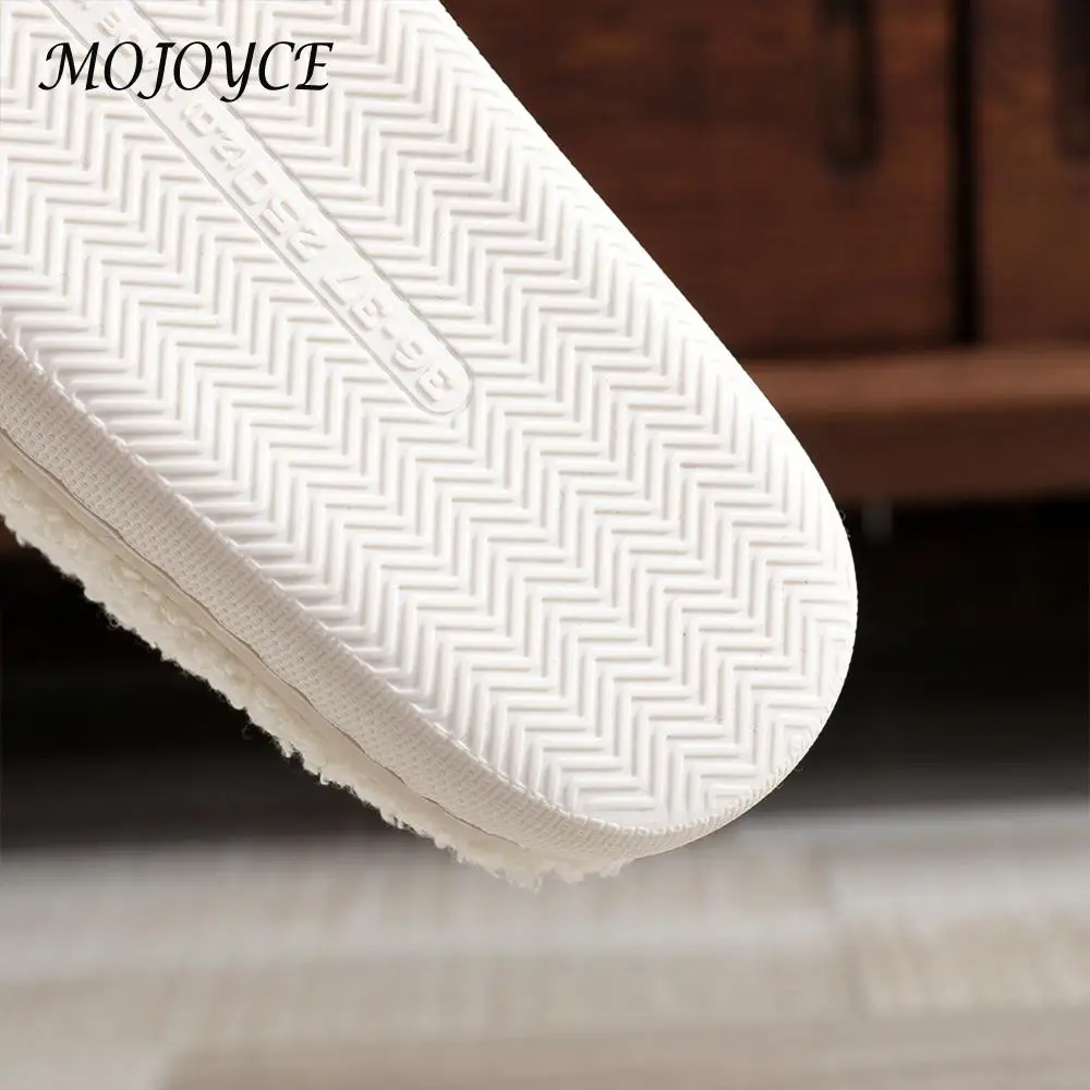 Plush Bulldog Slippers Kawaii Furry Slippers Non-Slip Soft Cloud Slippers Comfortable Fluffy Dog Slippers for Bedroom Indoor 5