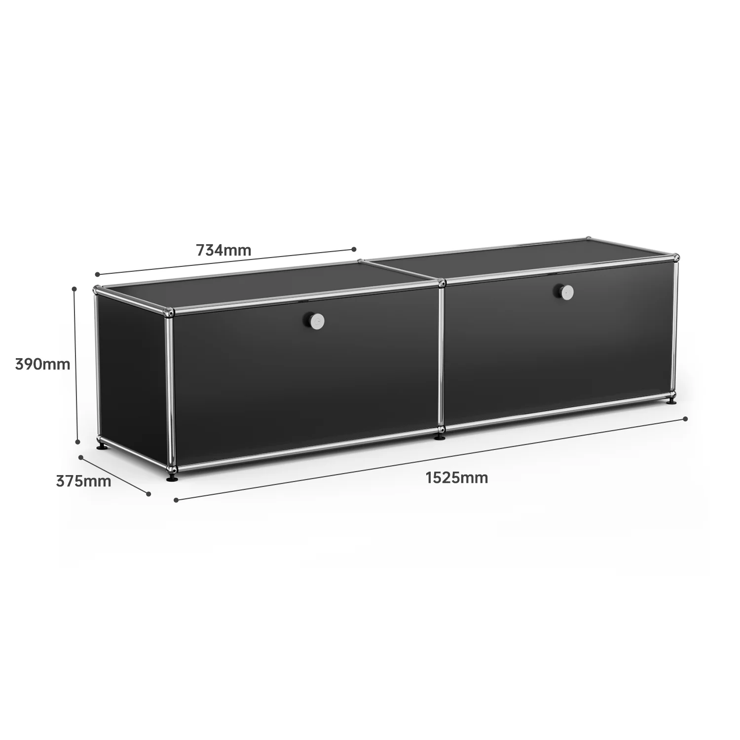 Black 1 Layer 2 Door