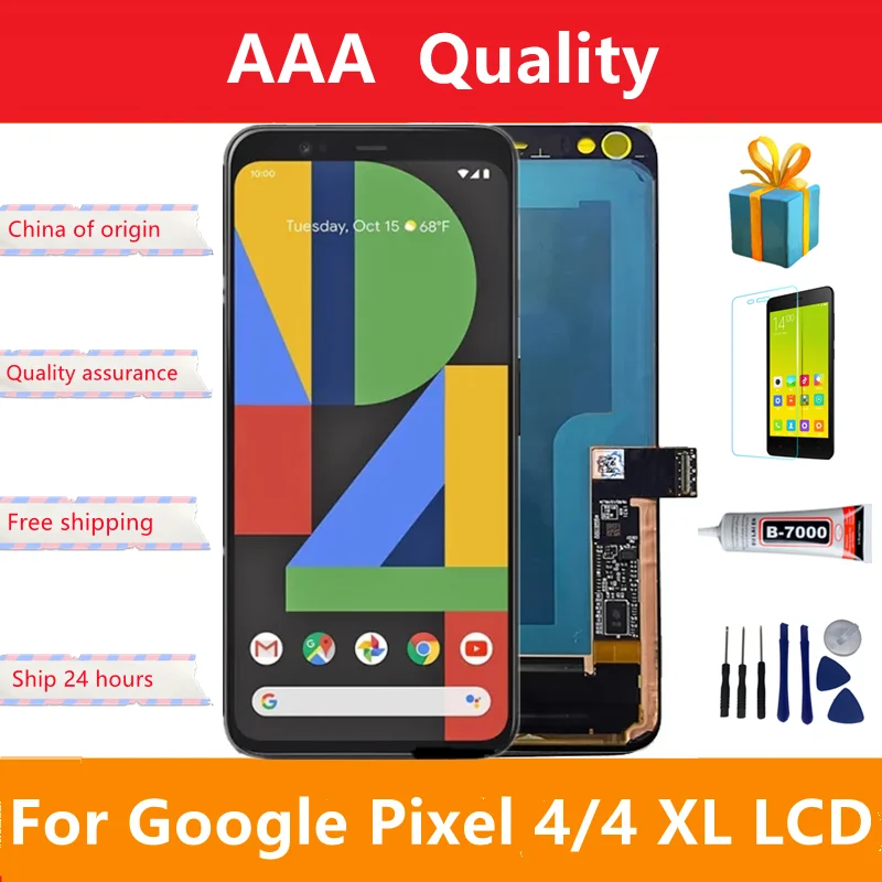 Original LCD For Google Pixel 4 Pixel4 G020M LCD Screen Display+Touch ...