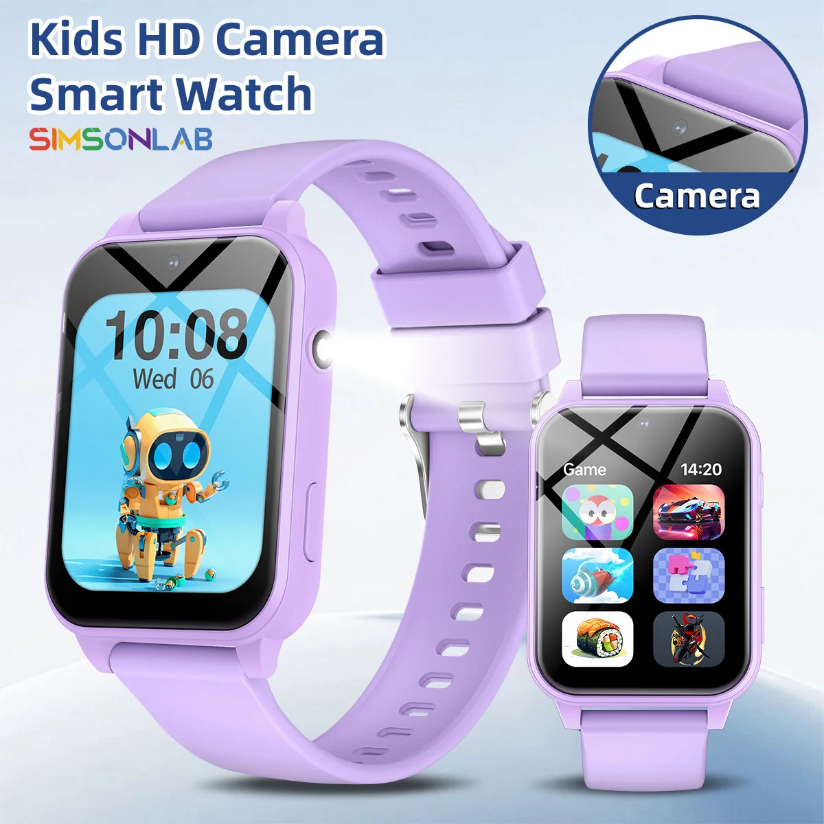 2026 New Children's Smart Watch Multifunction Interaction Take Photo Study Partner Flashlight Games for Boy Girl Kids Gift 1