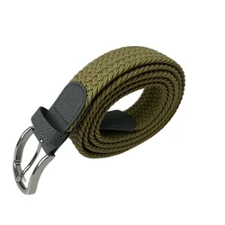 Men's Extra Long Belt 140-180CM Braided Elastic belt non-porous comfortable and Suitable for Big and Tall