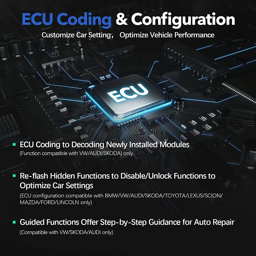 XTOOL D8 자동차 진단 스캔 도구, ECU 코딩, 양방향 제어, 38 개 이상의 서비스, 키 프로그래밍, ABS 블리딩
