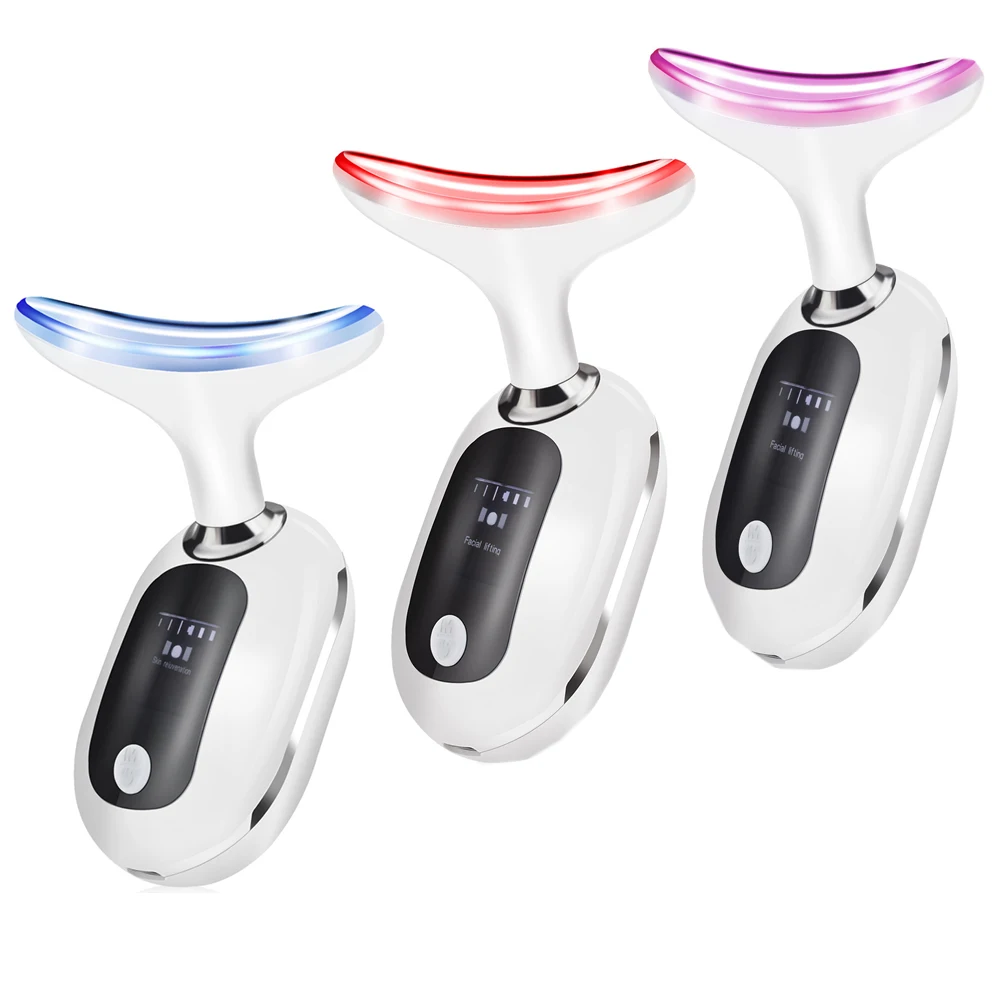 

Neck Face Beauty Device Facial Lifting Machine EMS Face Massager Reduce Double Chin Anti Wrinkle Skin Tightening Skin Care Tools