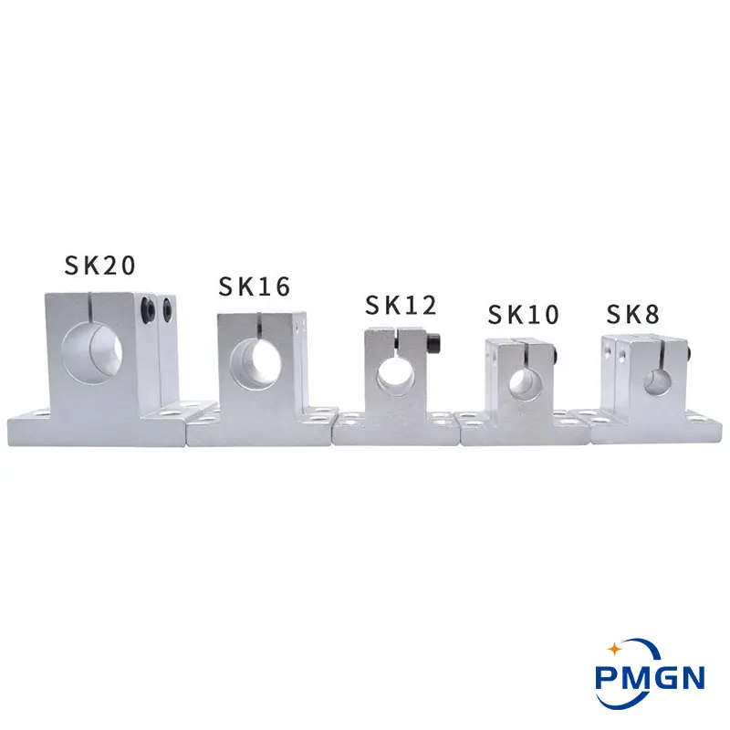 2/4pcs Sk8 Sk10 Sk12 Sk16 Sk20 Sk25 Sk30 8mm Linear Bearing Rail Shaft Support Xyz Table Cnc Router Sh8a 3d Printer Part image 5
