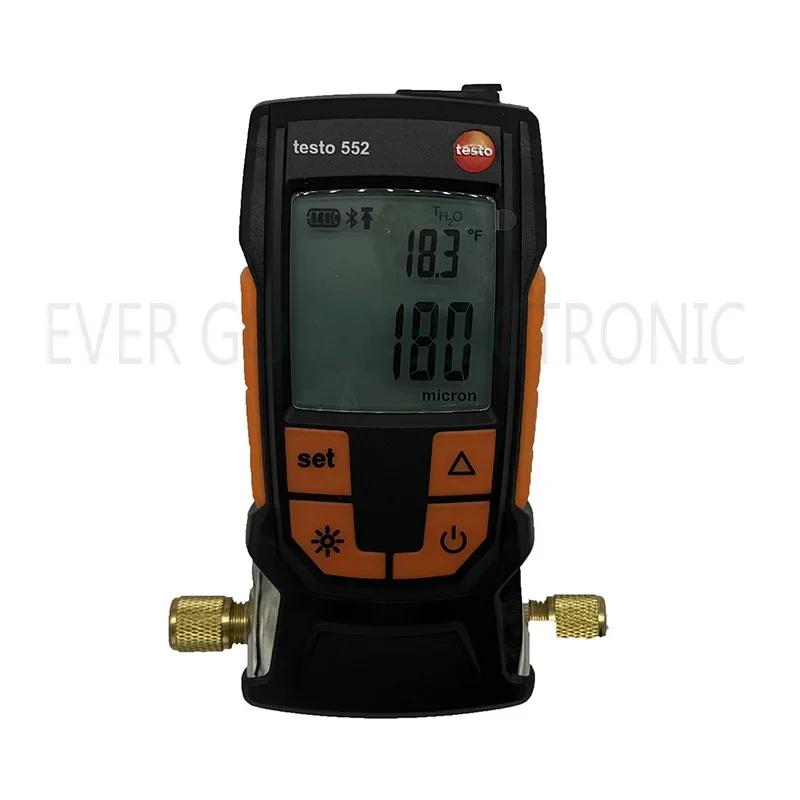 Testo 552 디지털 진공 게이지 진공 측정 장비 0-26.66mbar 블루투스 호환 0560 5522 100% 오리지널