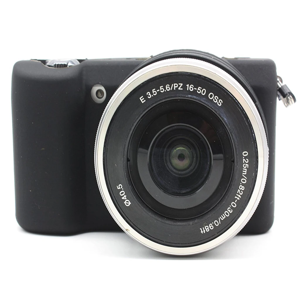 소프트 고무 카메라 케이스 렌즈가 포함된  알파 A5100 A5000용 스크래치 방지 디지털 카메라 커버