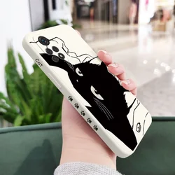 Custodia per telefono in silicone con design di gattino affascinante