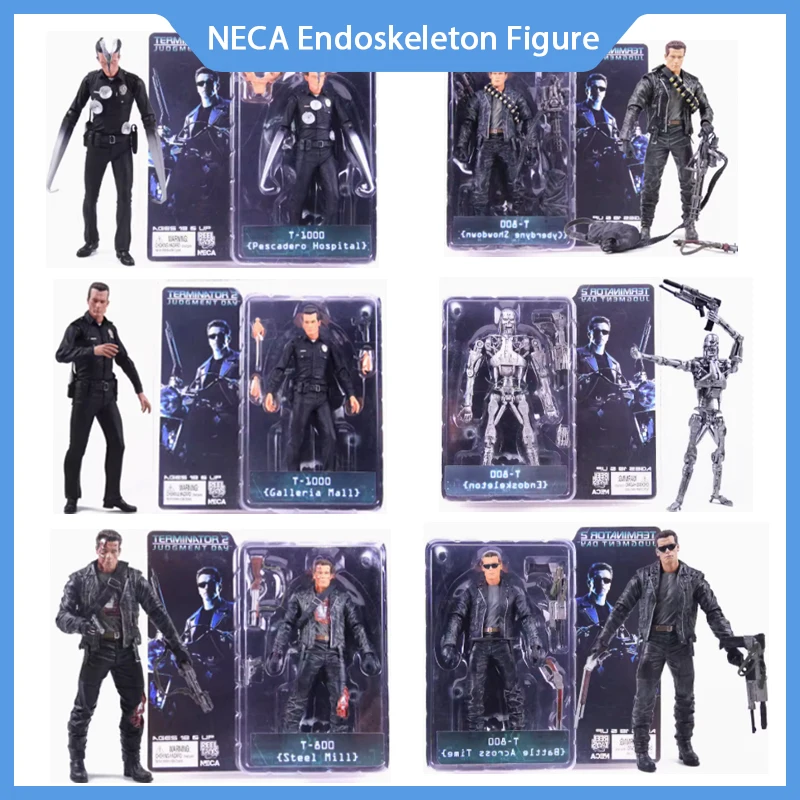 

В наличии Neca эндоскелетовая фигурка Фигурка Терминатора 2 T-800 T-1000 ПВХ экшн-фигурка модель статуя настольное украшение игрушки подарки