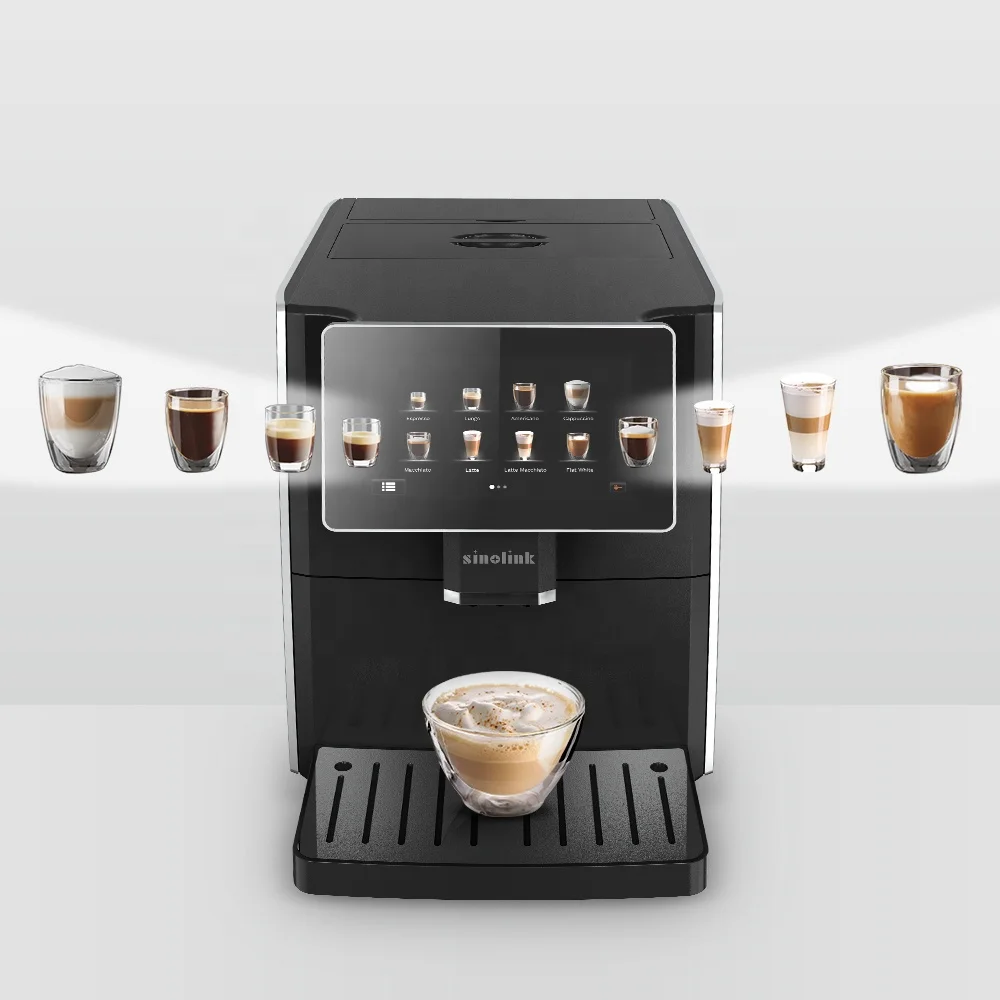 Touch Screen Smart One-button Fancy Coffee Machine Home Automatic Italian  Grinder Small - AliExpress