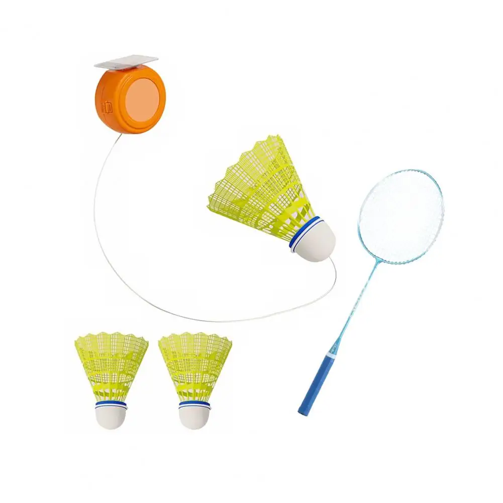 9cm Badminton Rebound Trainer Self Training Tool With Elastic Rope Simple Installation Badminton Indoor Trainer Set