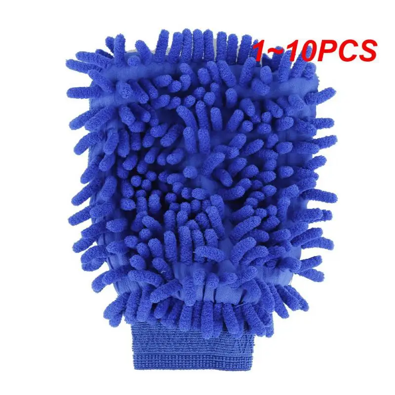 

1~10PCS Car Cleaning Glove Microfiber Car Wash Handschoenen Car Cleaning Tool Multifunctionele Cleaning Glove Car Wash