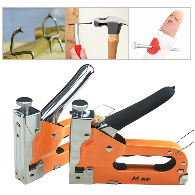 Heavy Duty Staple Guns For DIY Home Decoration Furniture Frame Stapler M4YD  - AliExpress