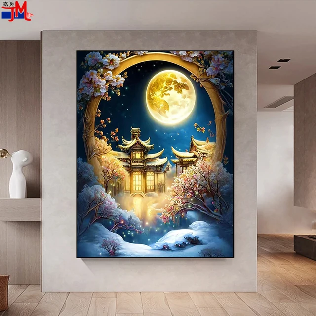 Landscape Dreamly Town Diamond Painting On Clearance Cross Stitch Bookmark  Bedroom Decoration Wall Decor Kids Gift Free Shipping - AliExpress