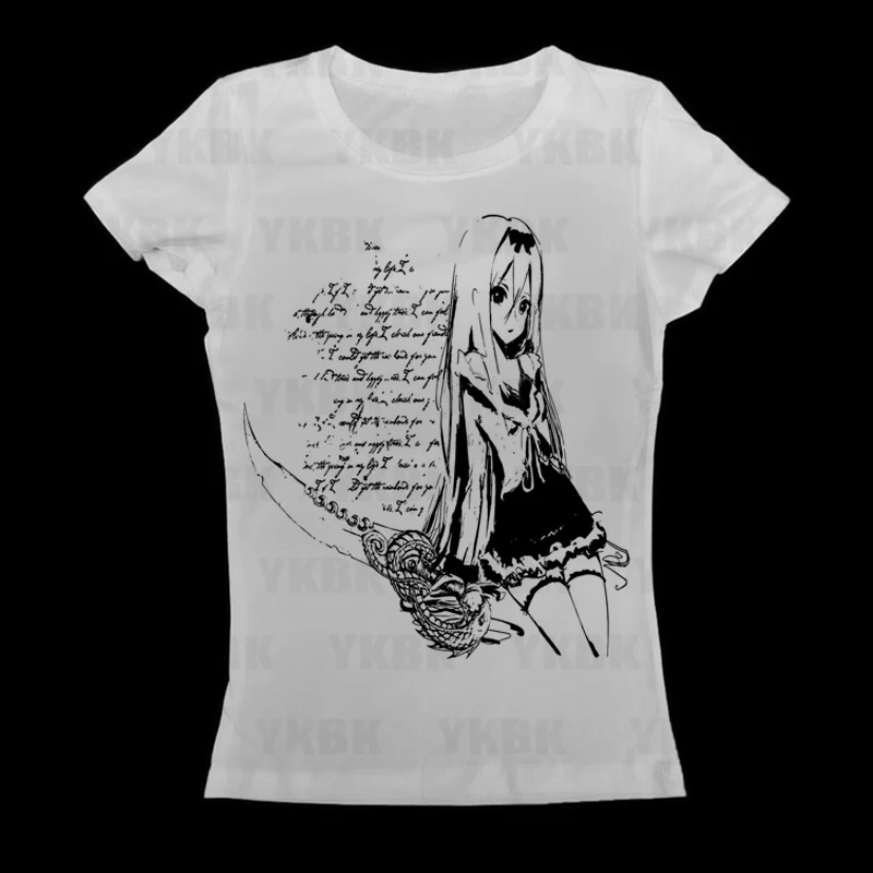 Fashion Casual Japan Y2K Print Anime Letter Goth 90s Woman Clothes Women Harajuku Street Girls O-neck Short Sleeves Tee Shirts 1