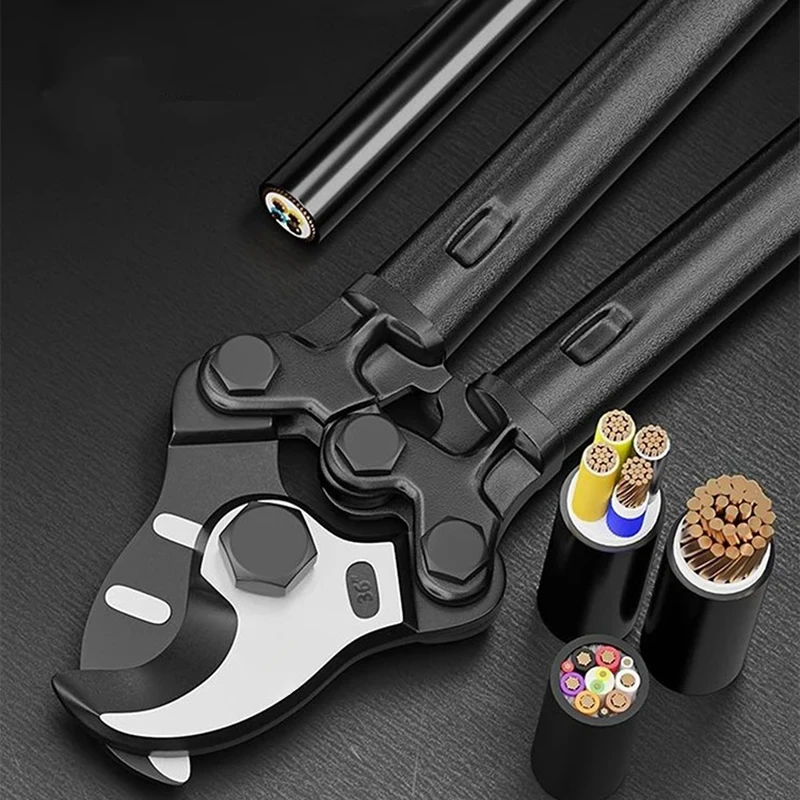 Description Picture 6 of itemIndustrial-Grade Heavy Duty Rope Shears Pliers Thickening Scissors Cable Shears Wire Rope Cutting Hand Tools Wire Cutter Plier