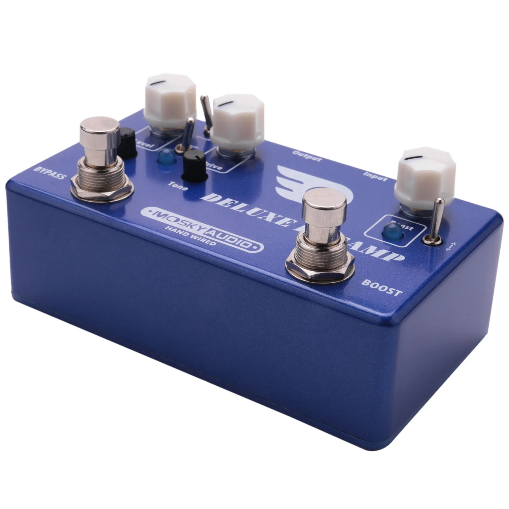 

Mosky Deluxe Preamp Guitar Effect Pedal 2 In 1 Boost Classic Overdrive Effects Metal Shell With True Bypass Guitar Accessories