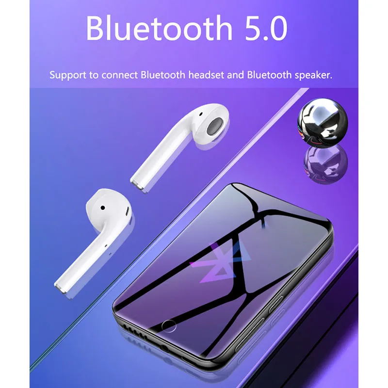 Leitor de Mp3 Ruizu m7 Bluetooth 5.0 2. Orador Incorporado 8g da Tela Polegada - Imagem 2