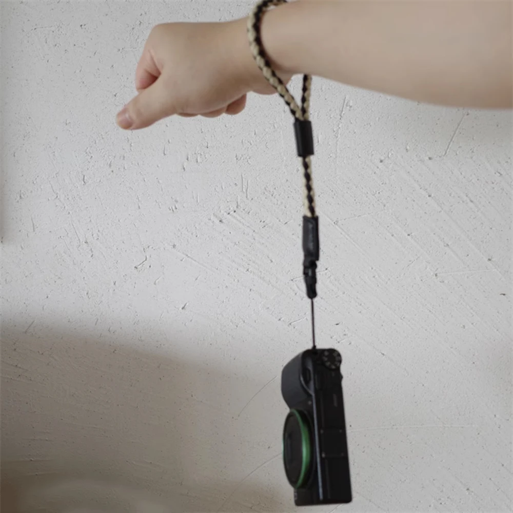 수제 액세서리 분실 방지 로프 사진 장비 카메라 손목 스트랩  가죽 끈 핸드 스트랩 카메라 스트랩