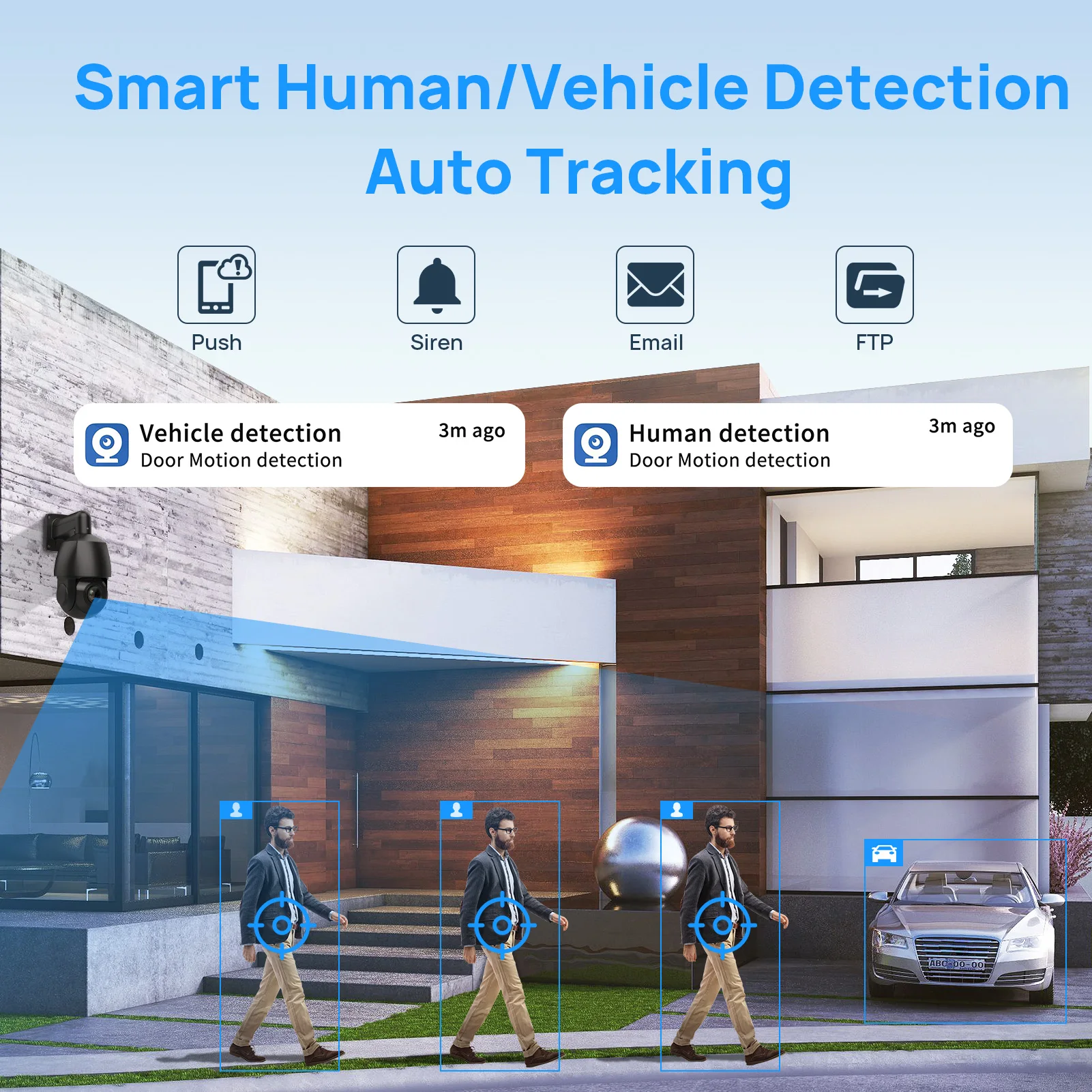 Hikvision Compatible PTZ IP Camera 8MP 18X Zoom Human - Main Image