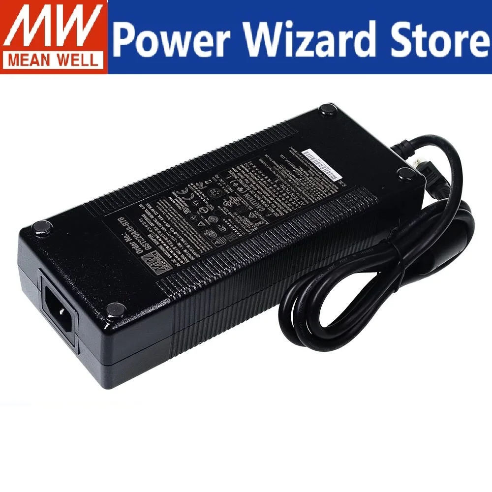 MEAN WELL GST220A 시리즈 GST220A12-R7B GST220A24-R7B, 그린 산업용 어댑터, 12V, 15V, 20V, 24V, 36V, 48V, GST220A, 220WAC-DC