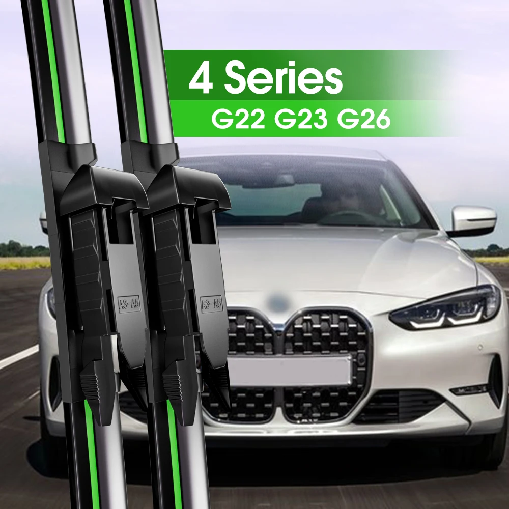 2pcsFrontWindshieldWiperBladesForBMW4SeriesG22G23G262020