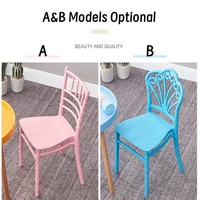 5 Pieces Lightweight Children's Furniture Plastic Chiavari Chairs Suitable for Living Rooms Restaurants Schools Parties Camping 5