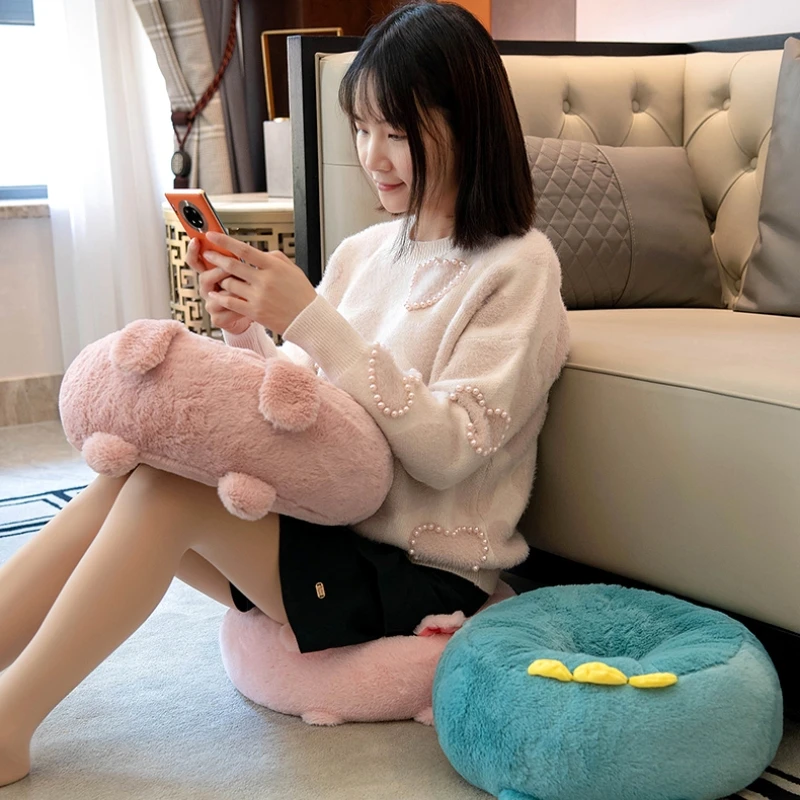 

Ins Futon Cushion Round Tatami Mat Floor Bedroom Buttocks Cushion Round Cushion Winter Thickened Buttocks Cushion Birthday Gifts