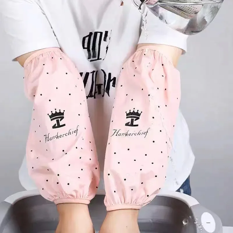 30*18cm Waterproof Oversleeves Housework Cleaning Anti-Dirty Sleeve Sleeve Cuff Protection Kitchen Apron Accessories