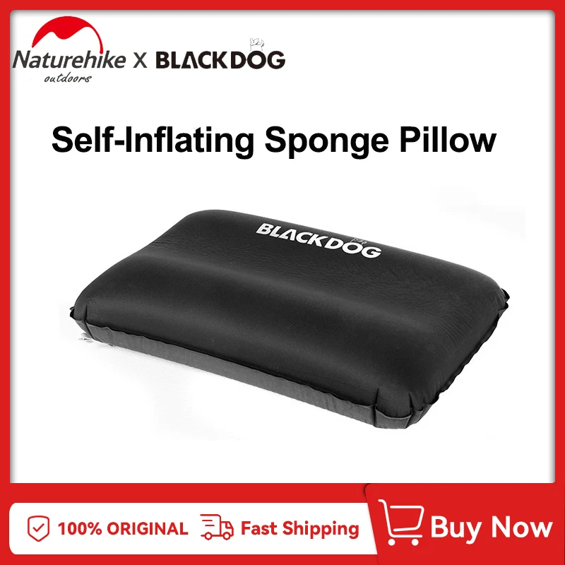 Naturehike-Blackdog Outdoor Self-Inflating Pillow Quick Inflatable Portable  Camping Travel Sleeping Bags Air U-shaped Pillow - AliExpress