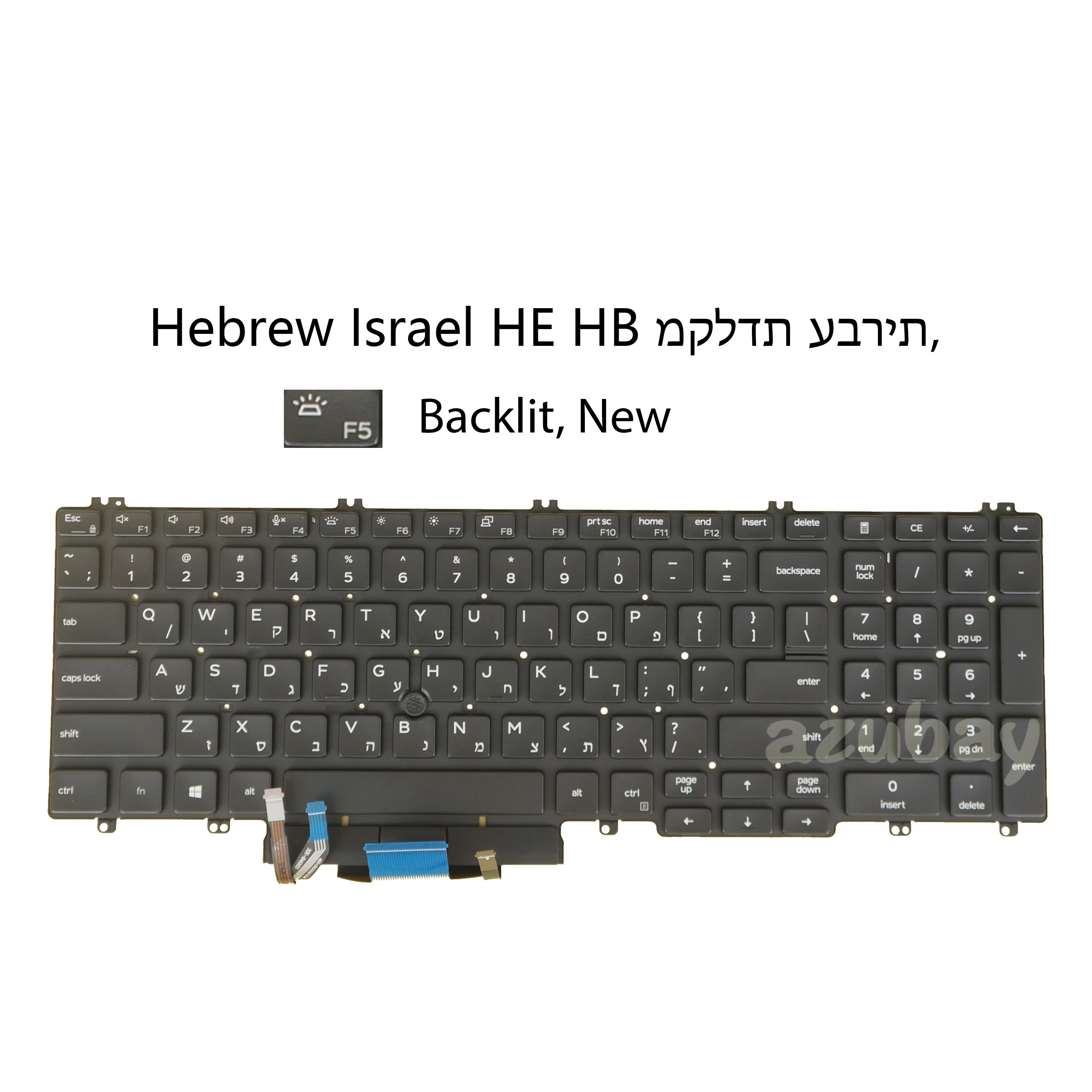 Lenovo Tastiera Tastiera Retroilluminata Per Dell Latitude 5500, 5501, 5510, 5511 – Ricambio Nero Con Puntatore, MPN 0MMH7V Tastiera Per Latitude 5500 - Foto 10